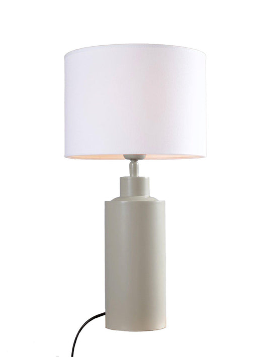 Anibe Lifestyle - Solo Bordslampa Matt Beige Vit Skärm IP20 46cm