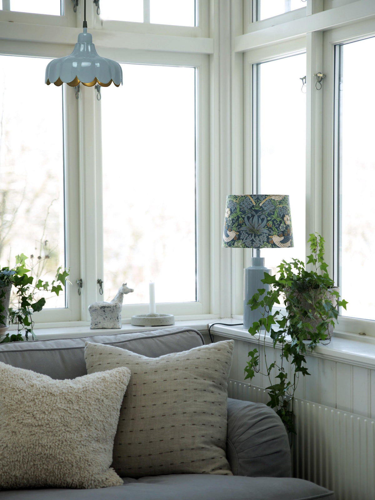Anibe Lifestyle - Solo Bordslampa Blank Denim Blå IP20 46cm
