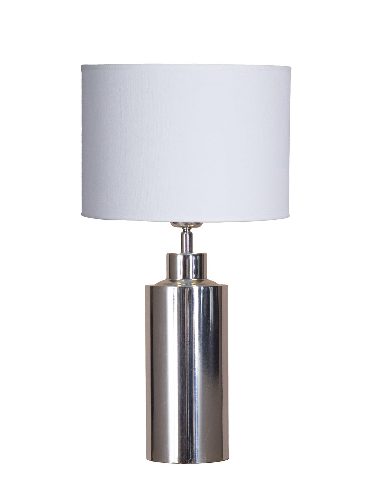 Anibe Lifestyle - Solo Bordslampa Krom Vit Skärm IP20 46cm