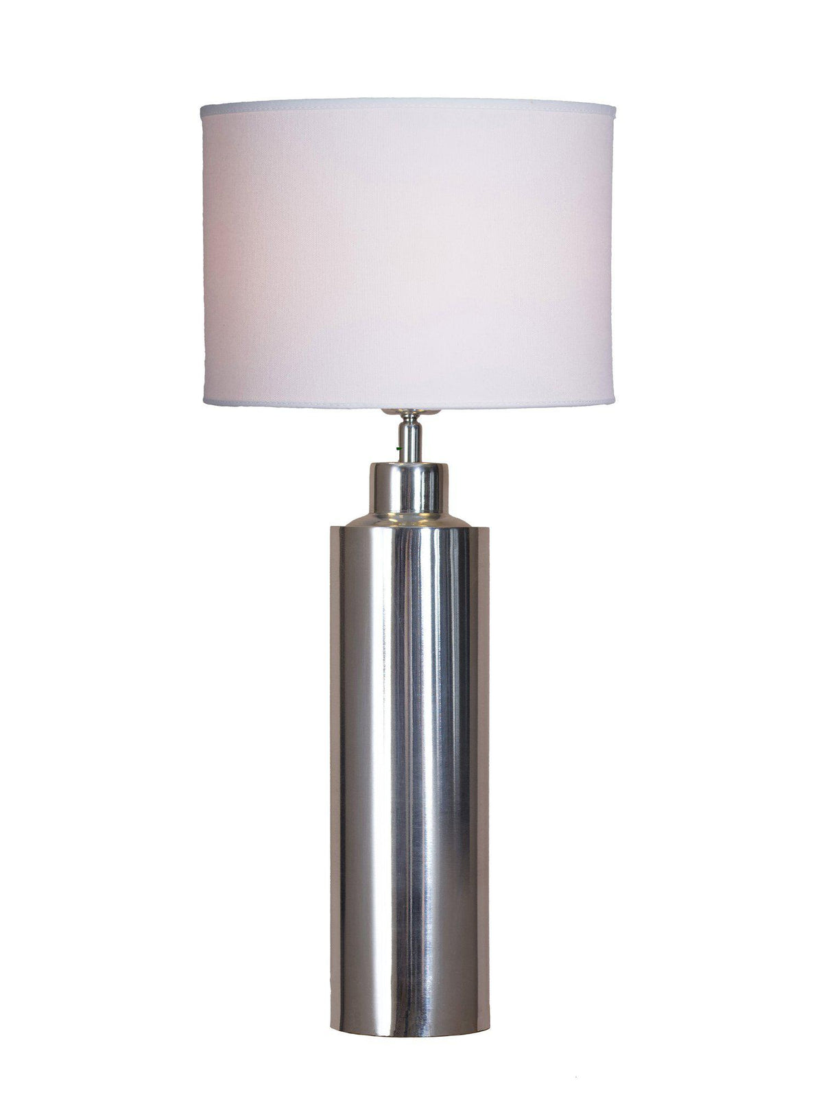 Anibe Lifestyle - Solo Bordslampa Krom Vit Skärm IP20 57cm