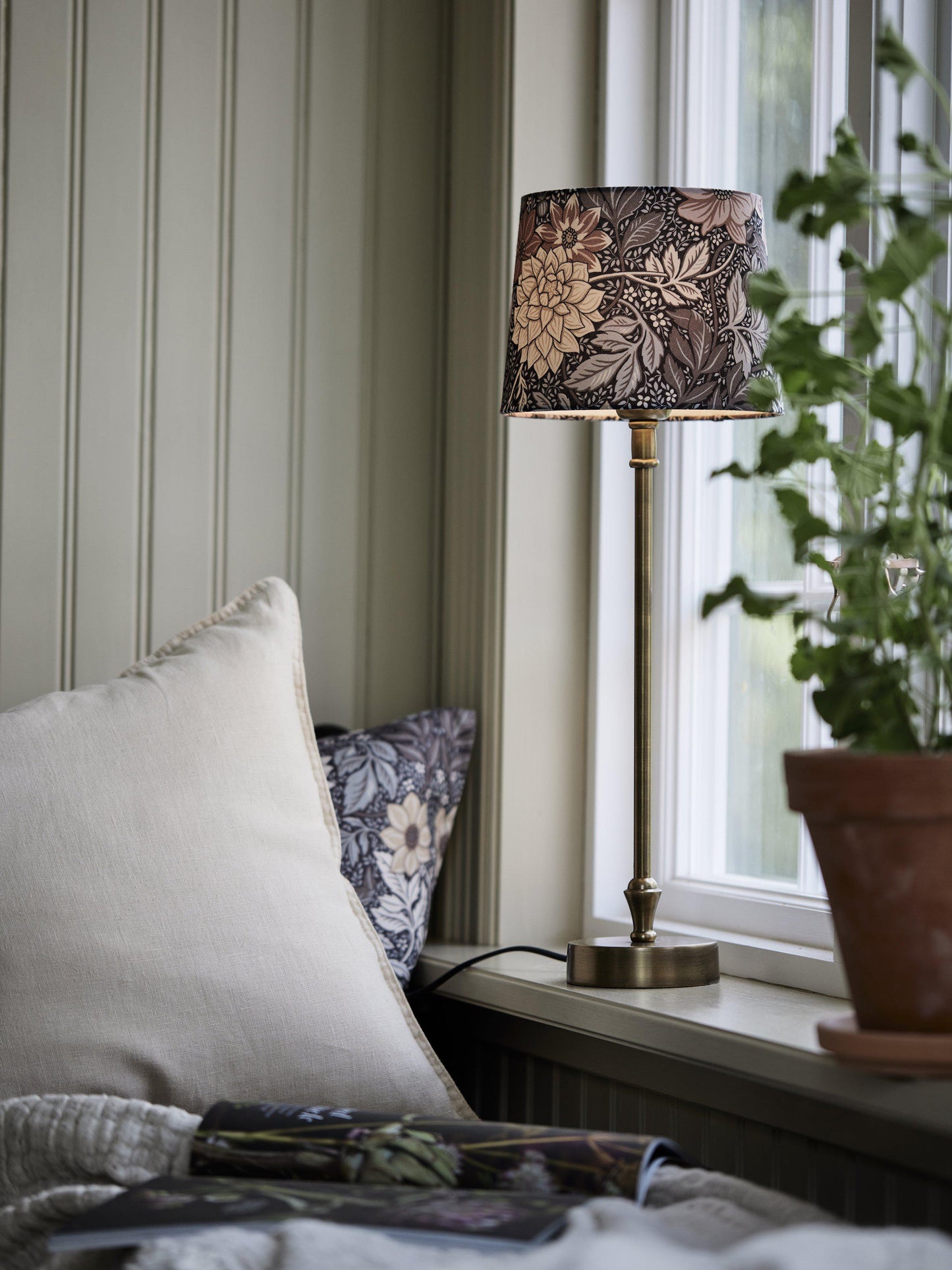 Sofia Lampskärm - Dahlia Brun 20cm