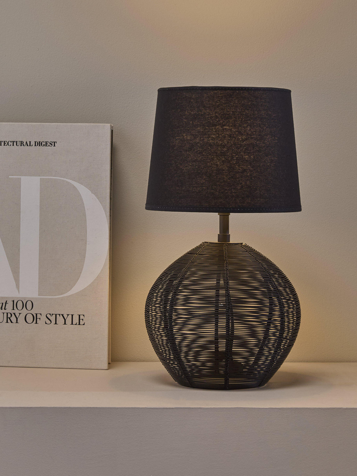 Anibe Lifestyle - Sofia - Lampskärm Franza Svart 20cm