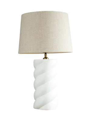 Anibe Lifestyle - Spin Bordslampa Keramik Brun Sofia Florenzo IP20 65cm