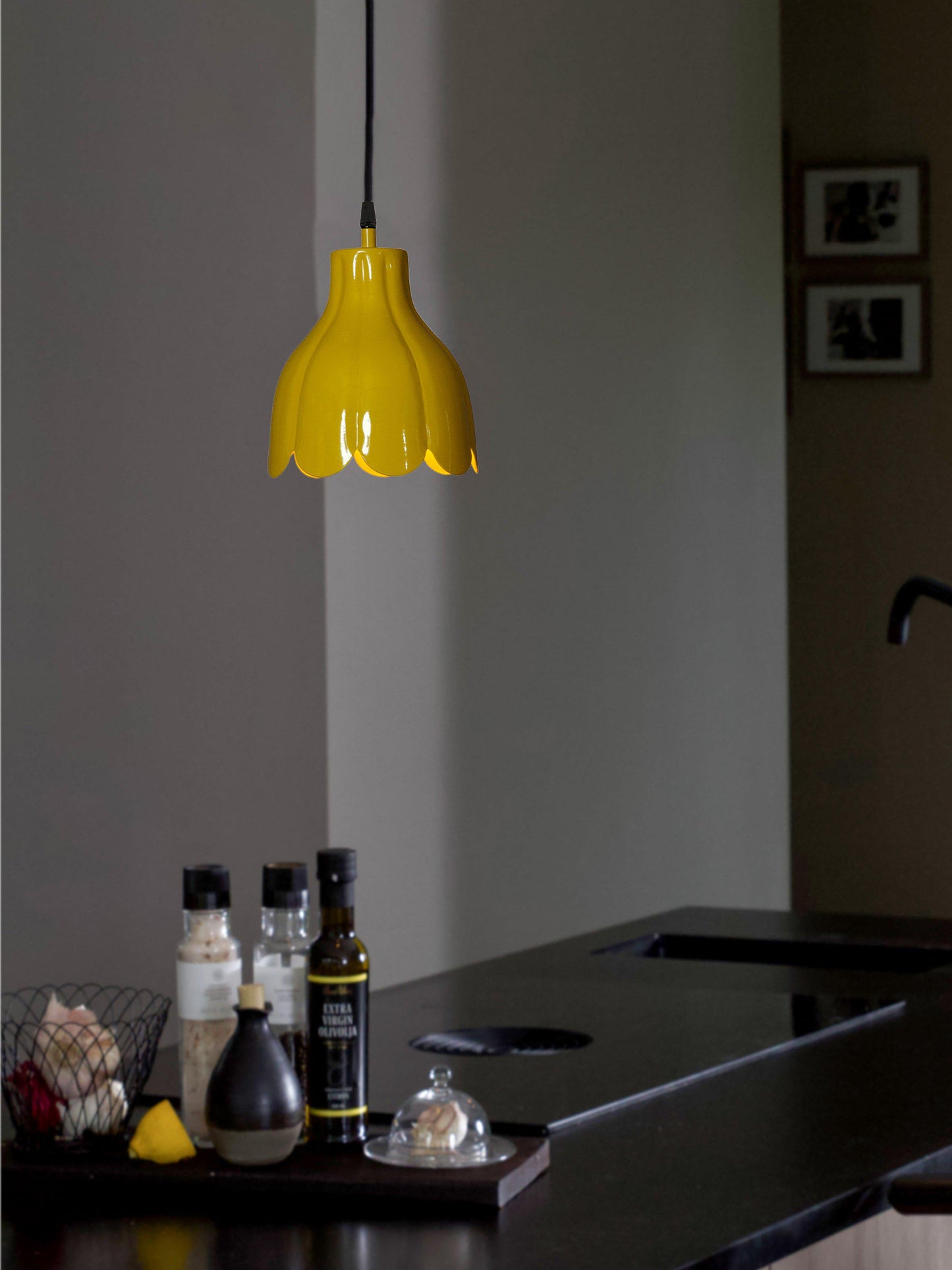 Tulippa Tak/Fönsterlampa Gul IP20 17cm