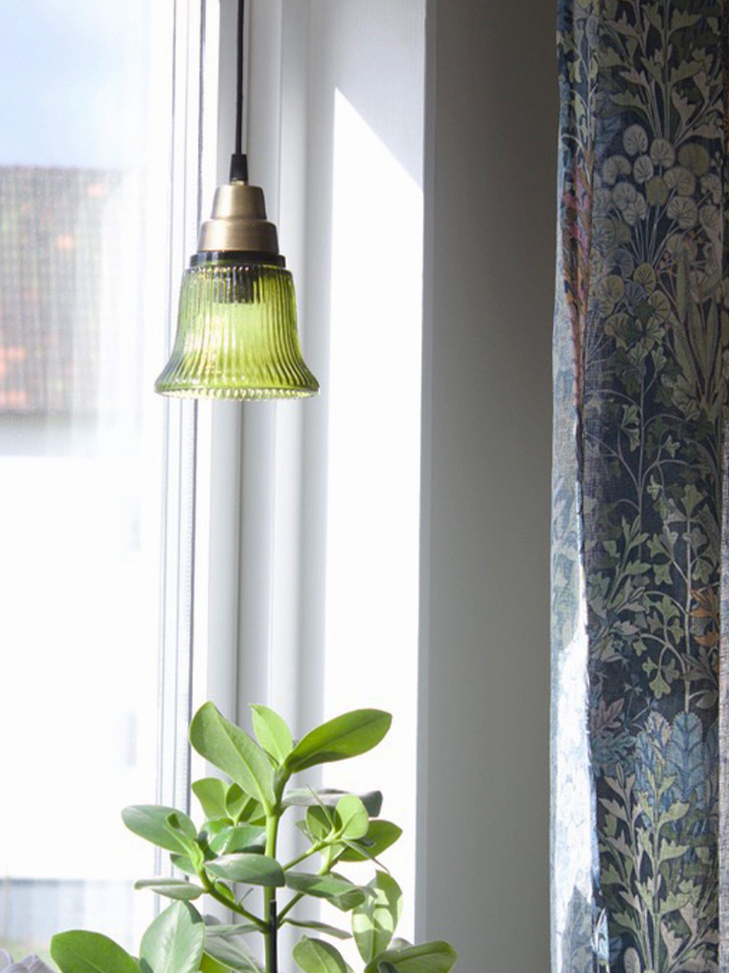 Emmi Fönsterlampa Grön/Brass IP20 12cm