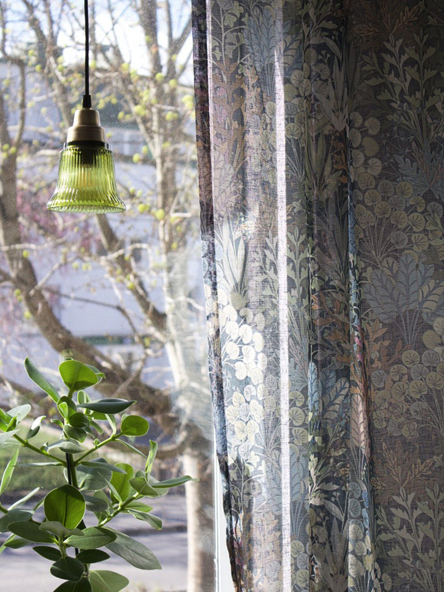Emmi Fönsterlampa Grön/Brass IP20 12cm