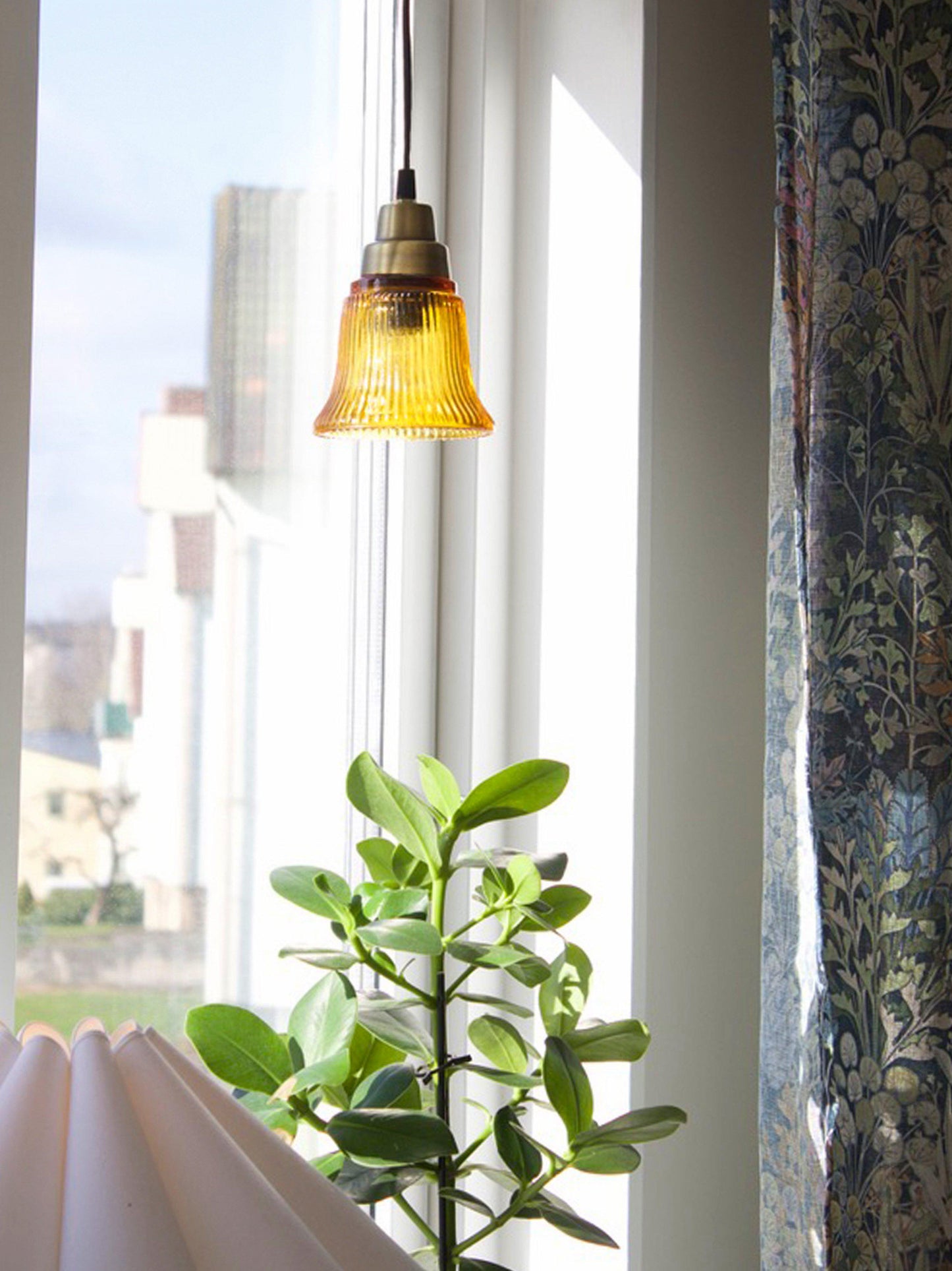 Emmi Fönsterlampa Amber/Brass IP20 12cm