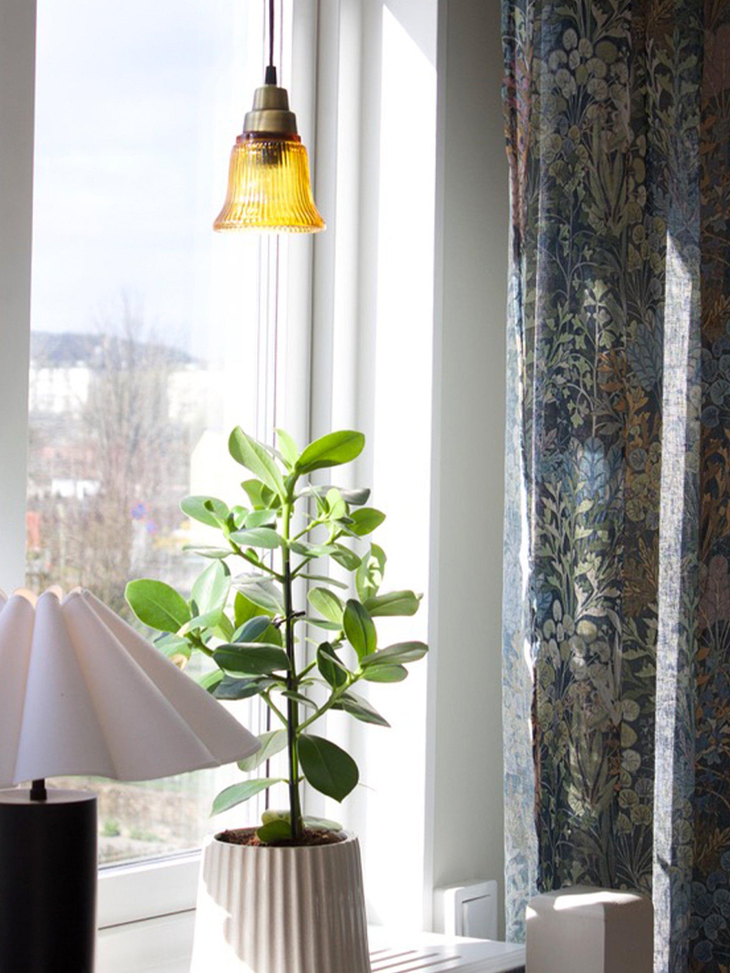 Emmi Fönsterlampa Amber/Brass IP20 12cm