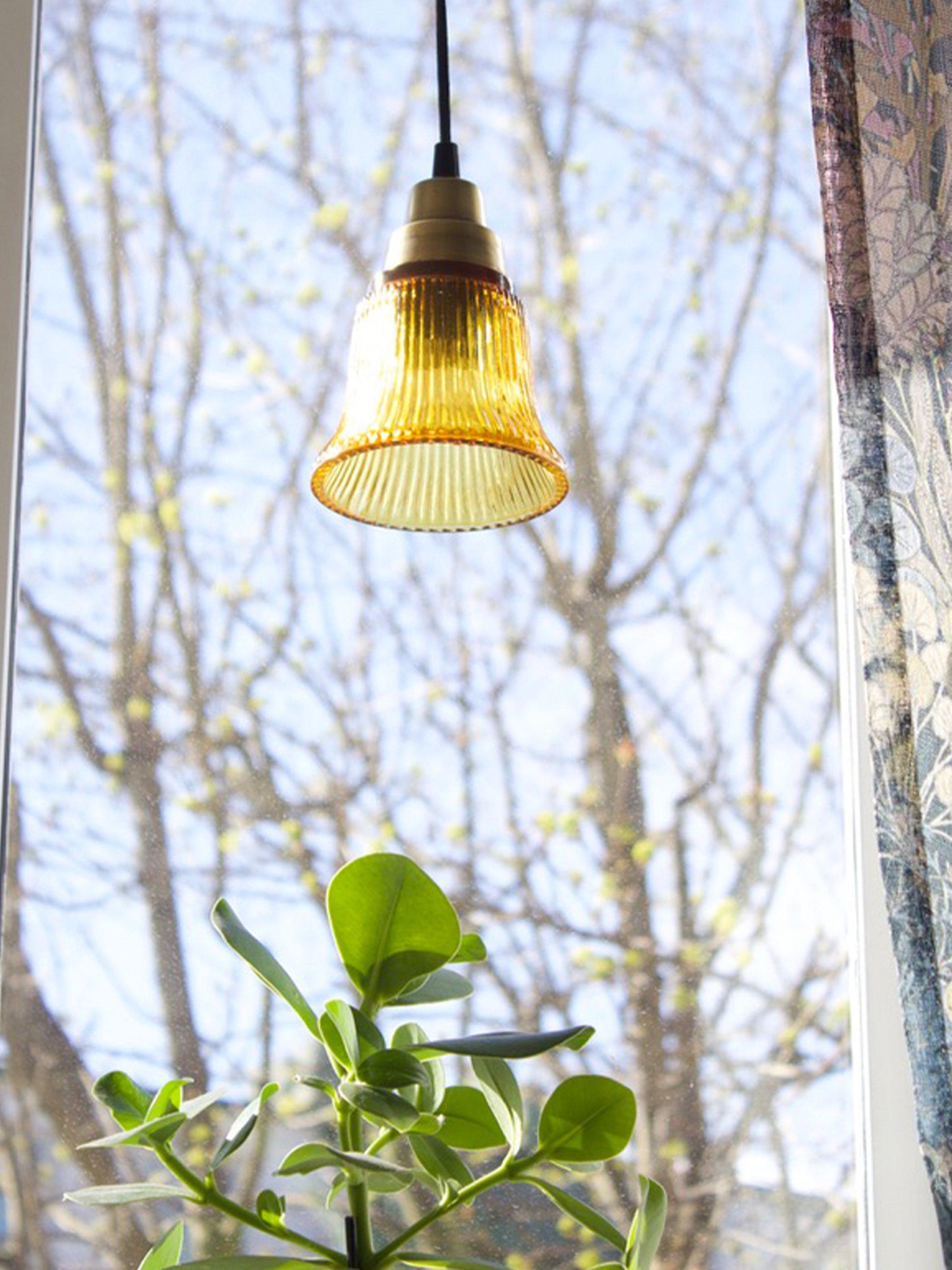 Emmi Fönsterlampa Amber/Brass IP20 12cm
