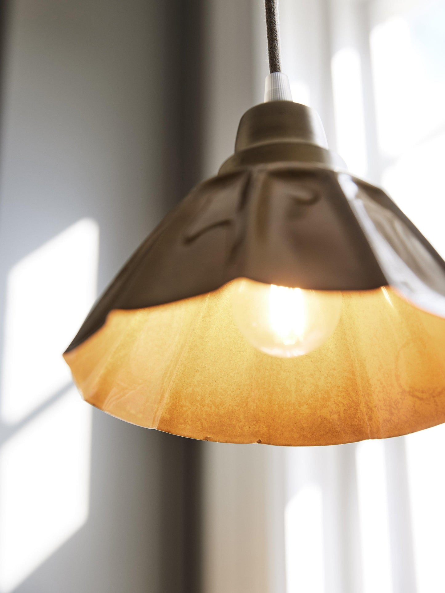 Ester Fönsterlampa Senapsgul IP20 17cm