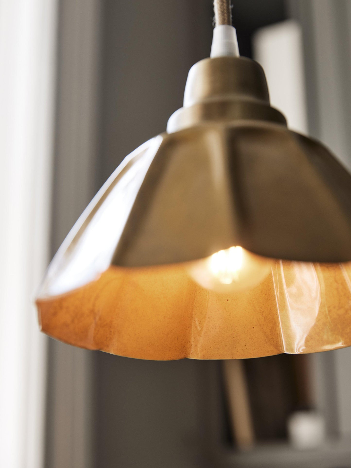 Ester Fönsterlampa Senapsgul IP20 17cm