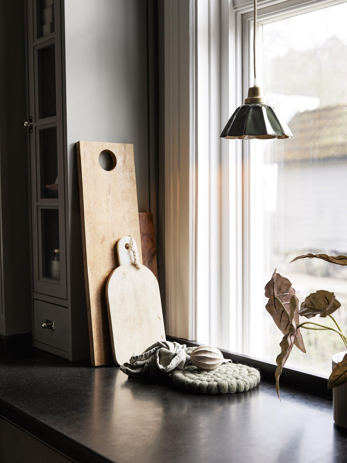 Ester Fönsterlampa Mörkgrön IP20 17cm
