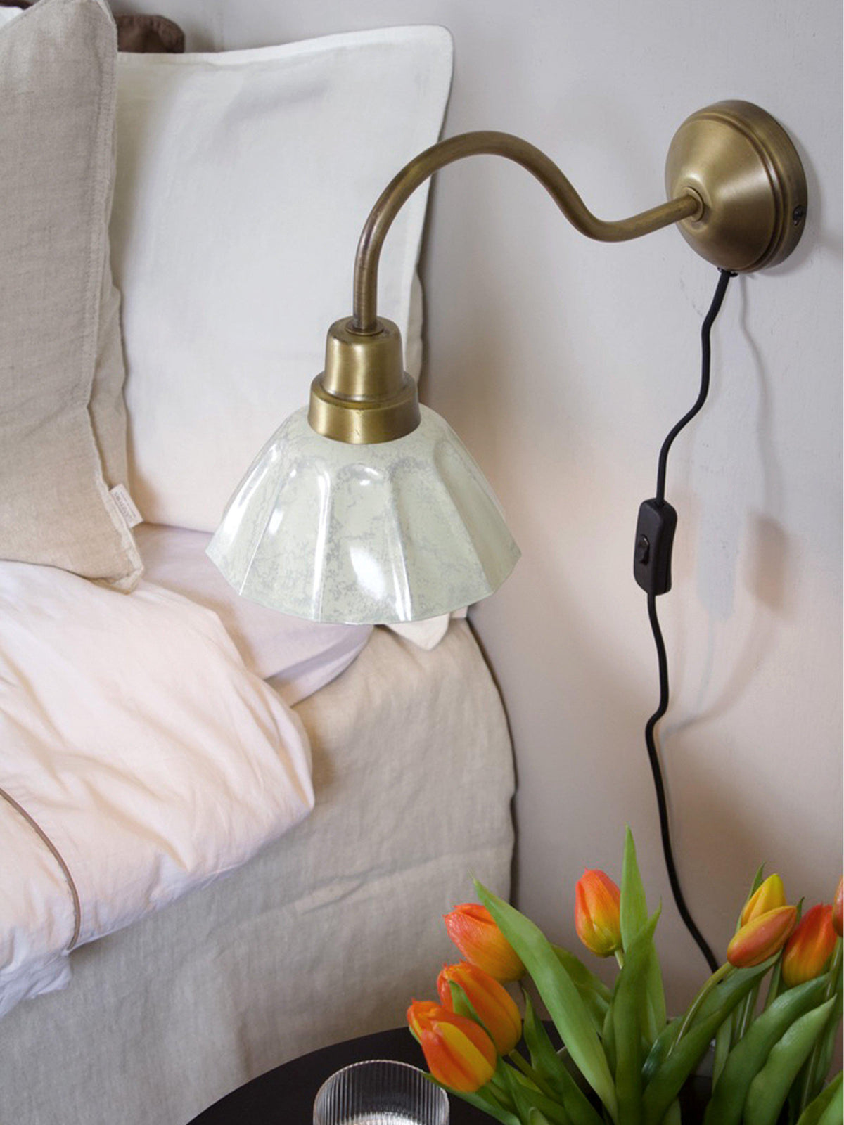 Anibe Lifestyle - Ester Vägglampa Offwhite IP20 34cm
