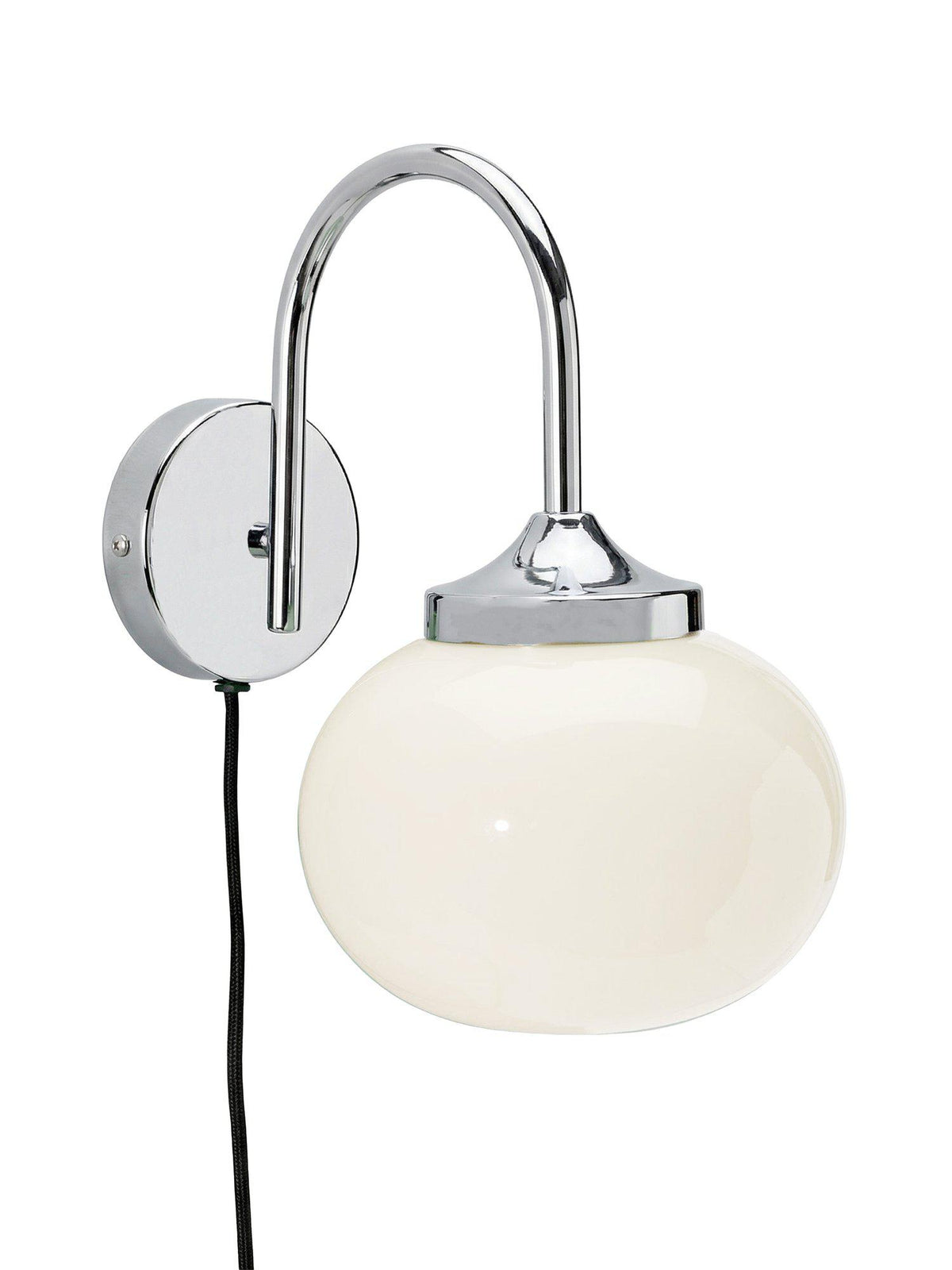 Anibe Lifestyle - Elsy Vägglampa Vit/Krom IP20 26cm