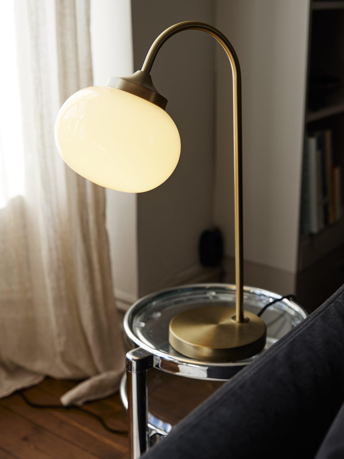 Anibe Lifestyle - Elsy Bordslampa Kräm Mässing IP20 51cm