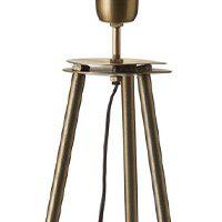 Anibe Lifestyle - Base - Golvlampa Tripod Antikmässing Ljusbeige IP20 123cm