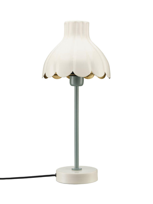 Anibe Lifestyle - Wera Bordslampa Offwhite/Grön IP20 47cm