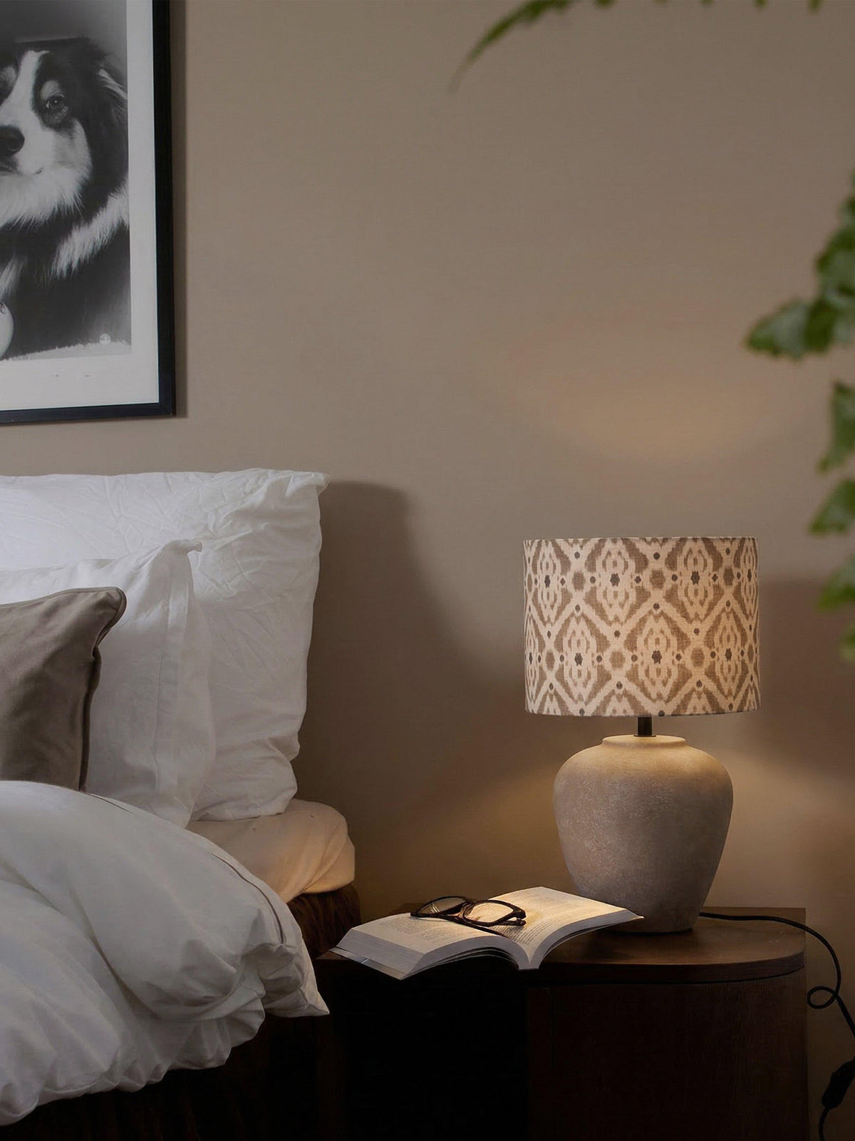 Anibe Lifestyle - Lilly - Bordslampa Beige IP20 44cm