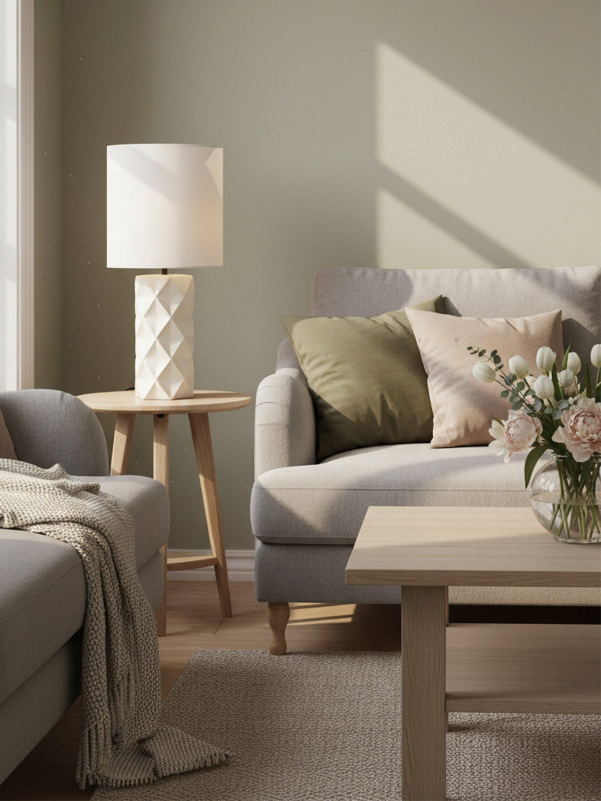 Anibe Lifestyle - Hazel Bordslampa Beige IP20 69cm
