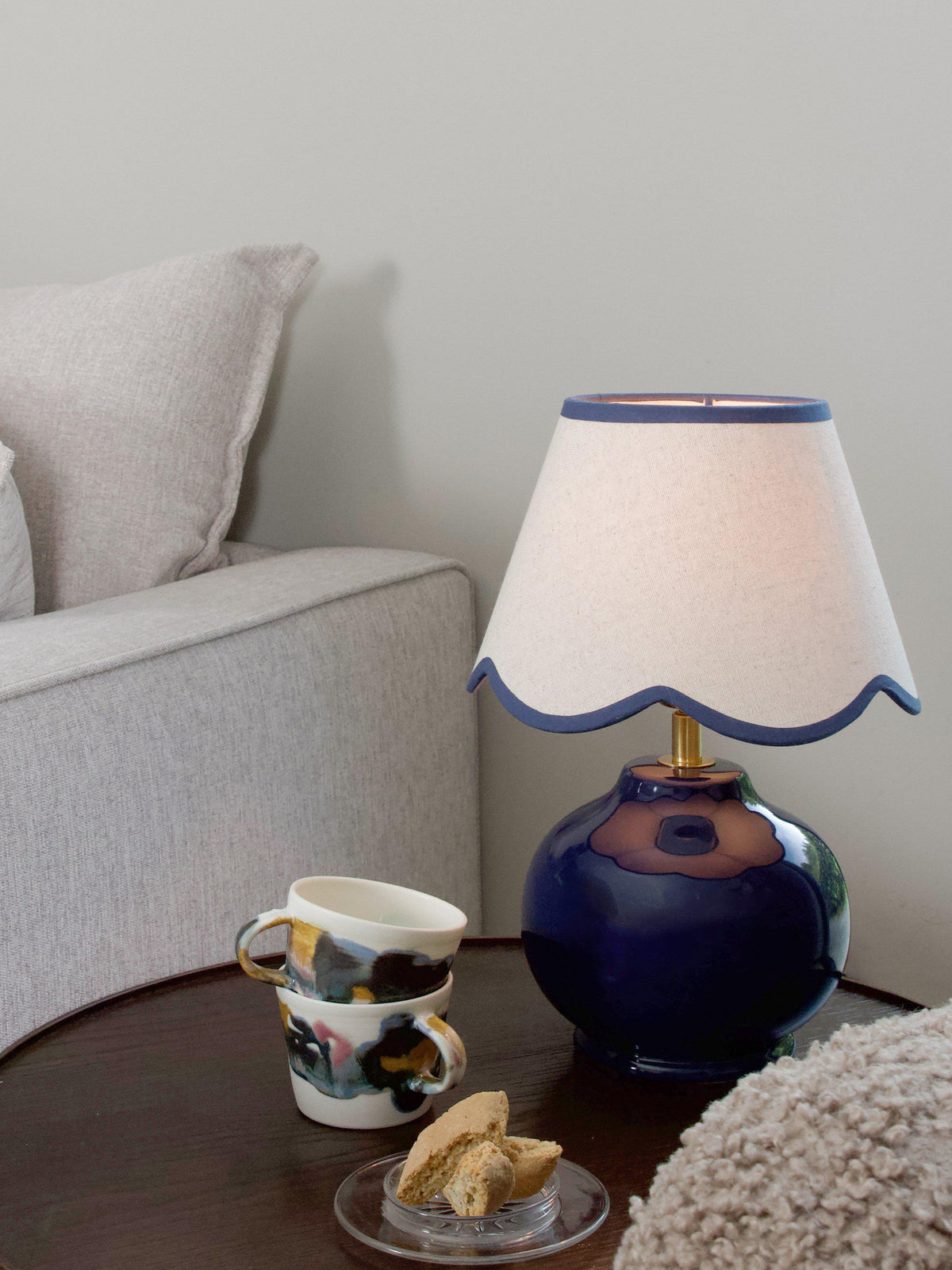 Anibe Lifestyle - Nell Bordslampa Djupblå IP20 34cm