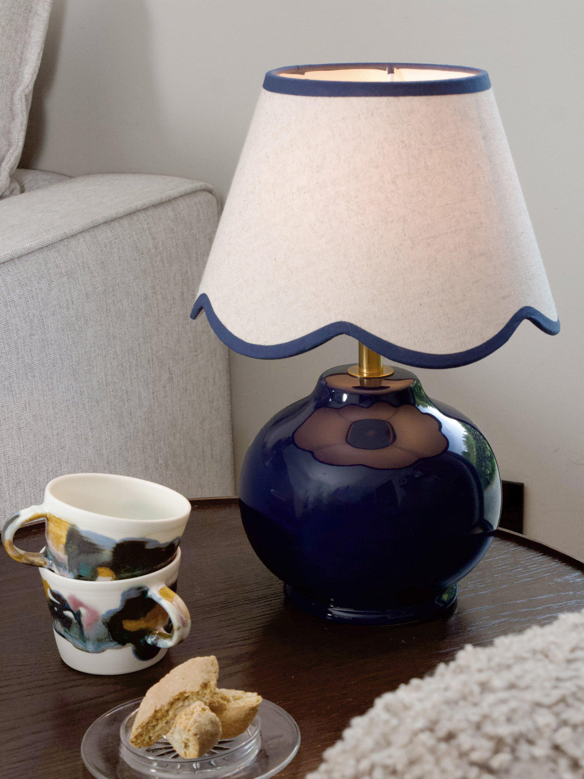Anibe Lifestyle - Nell Bordslampa Djupblå IP20 34cm