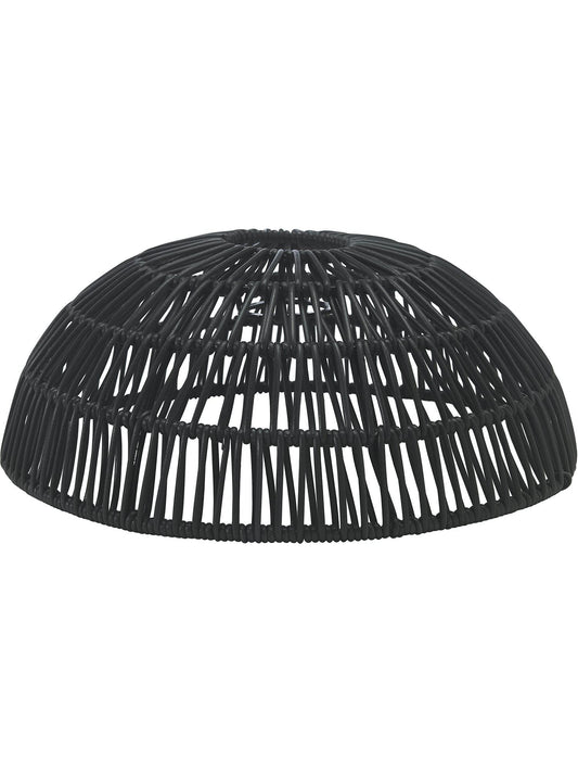 Anibe Lifestyle - Hue - Utomhuslampskärm Konstrotting Svart 30cm