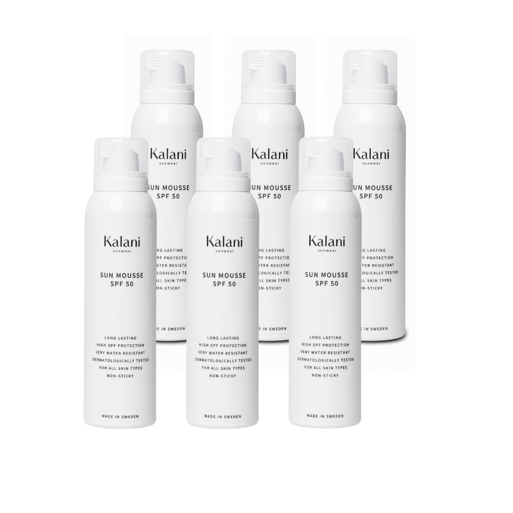 Kalani Sunwear - Sun Mousse SPF 50 6-pack 6x150 ml