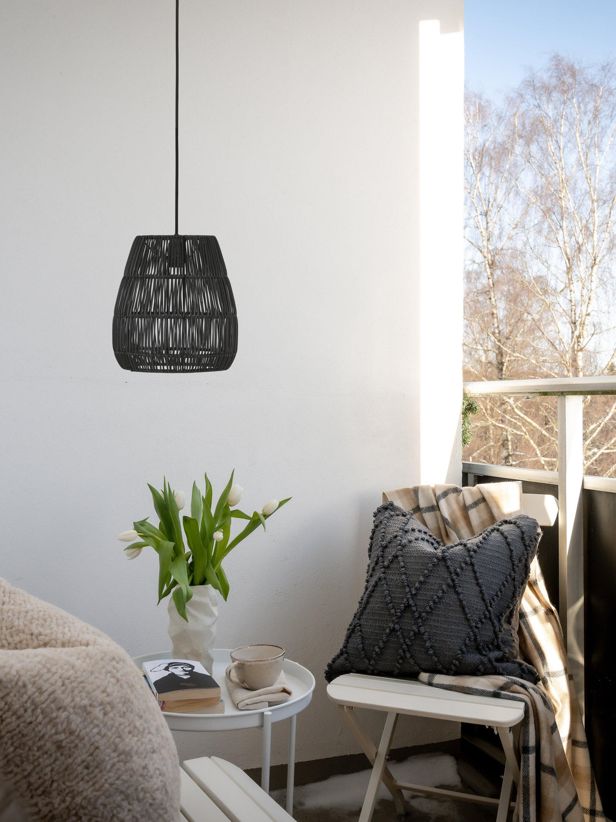 Anibe Lifestyle - Saigon - Takskärm Svart 28cm