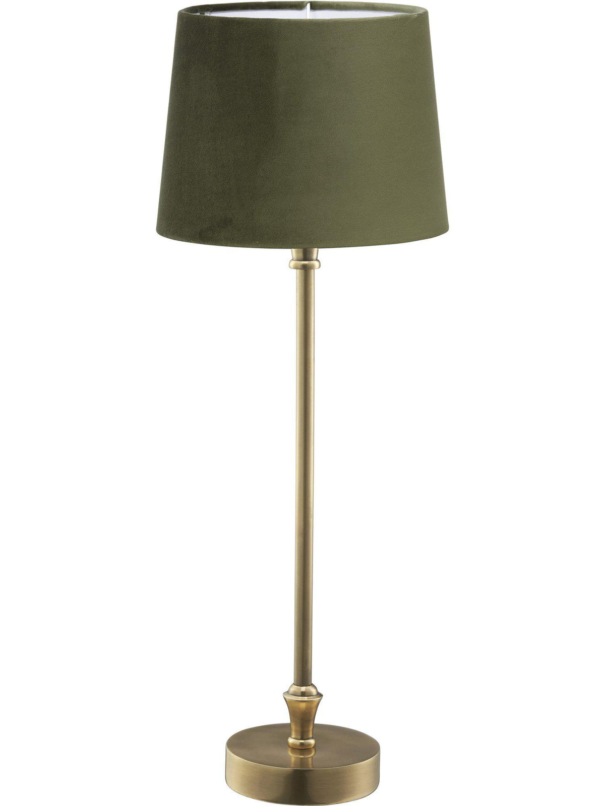 Anibe Lifestyle - Liam Bordslampa Sofia grön sammet 59cm