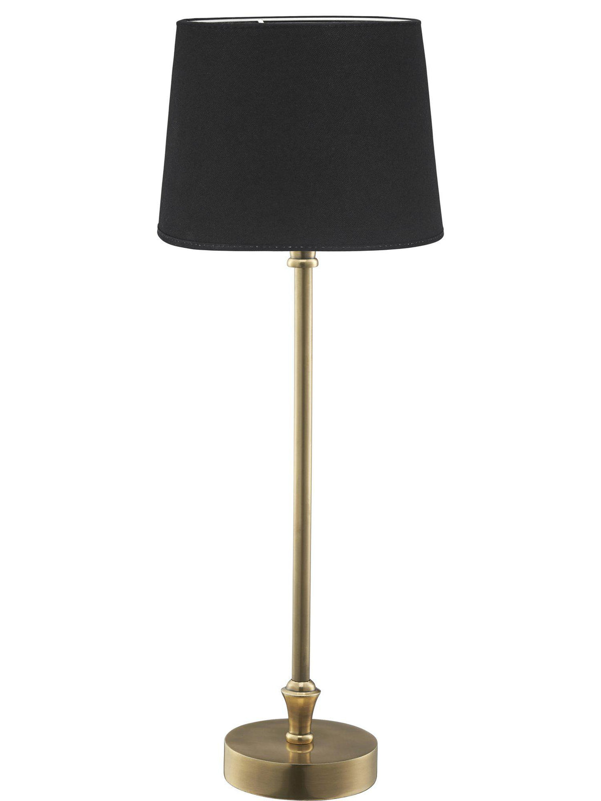 Anibe Lifestyle - Liam Bordslampa Sofia Franza svart mässing fot 59cm