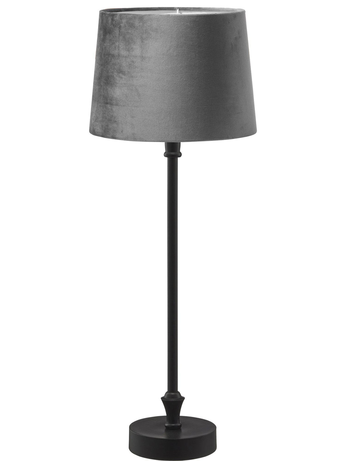 Anibe Lifestyle - Liam Bordslampa Sofia grå sammet 59cm