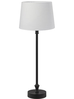 Anibe Lifestyle - Liam Bordslampa Sofia Franza vit svart fot 59cm