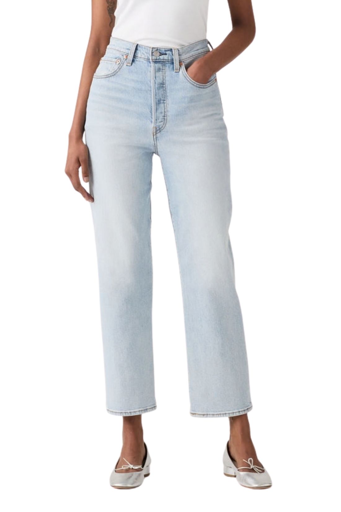 LEVI'S - Women's Ribcage Straight Ankle jeans-0