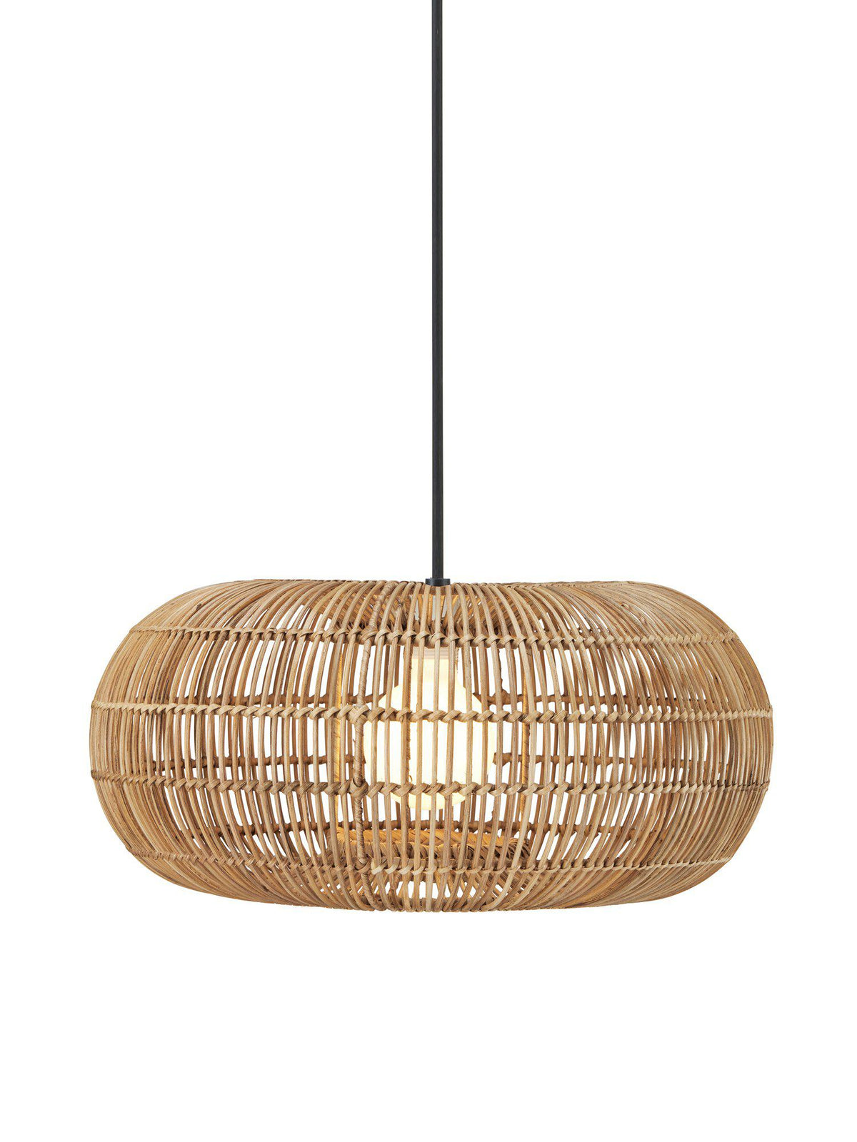 Anibe Lifestyle - Zuri - Taklampa Flätad Naturrotting IP44 51cm