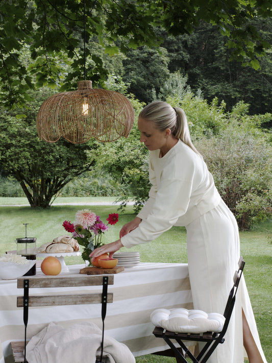 Anibe Lifestyle - Belle - Taklampa Utomhus Natur 53cm