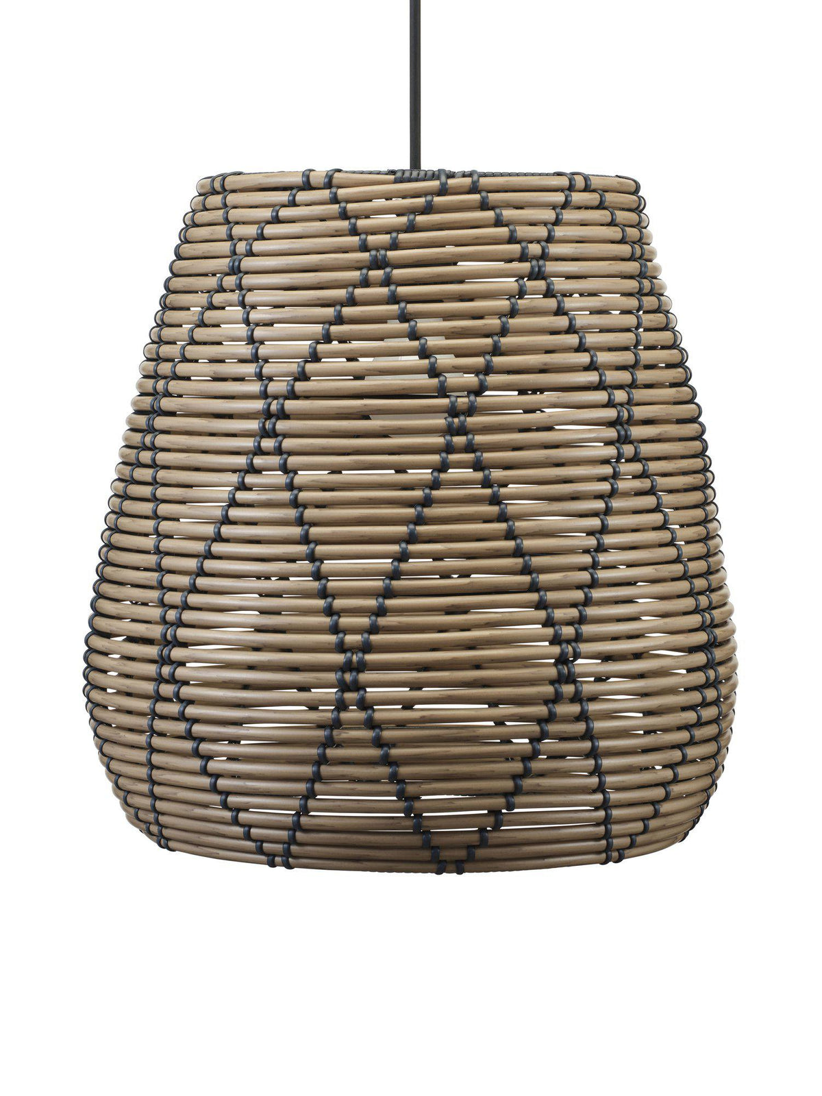 Anibe Lifestyle - Lollo - Taklampa Konstrotting Natur/Svart IP44 38cm