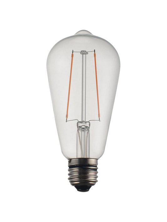 Vintage LED Filament Edison Clear 58mm E27 2 W