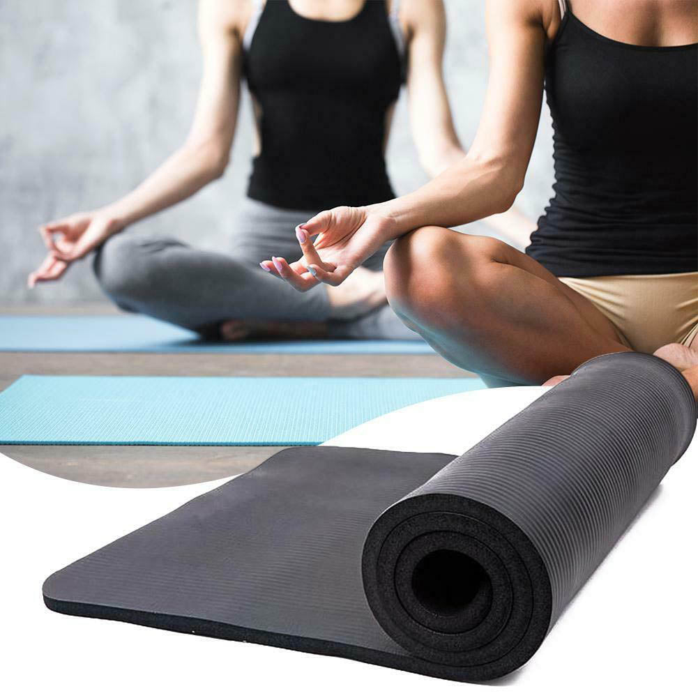 Yoga matta med presentpåse, 3 färger - svart-1