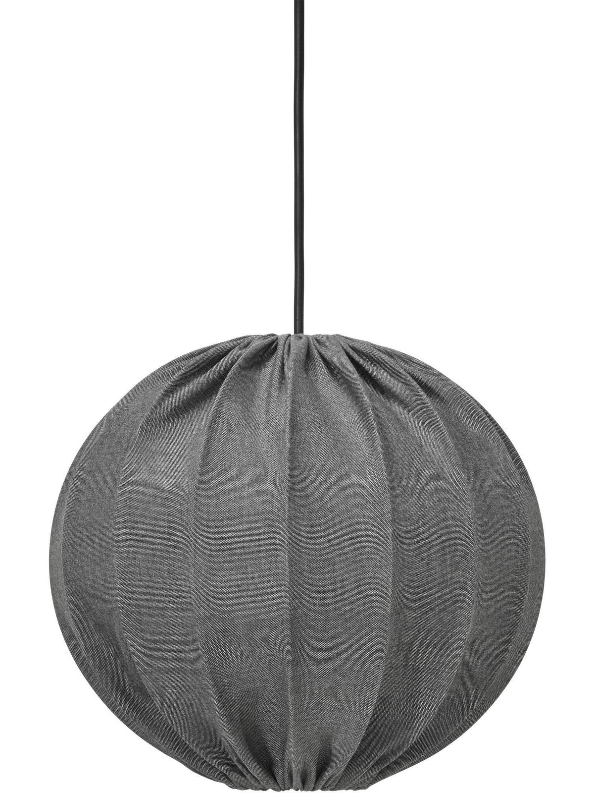 Anibe Lifestyle - Alva - Utomhuslampskärm Etamine Mörkgrå 50cm