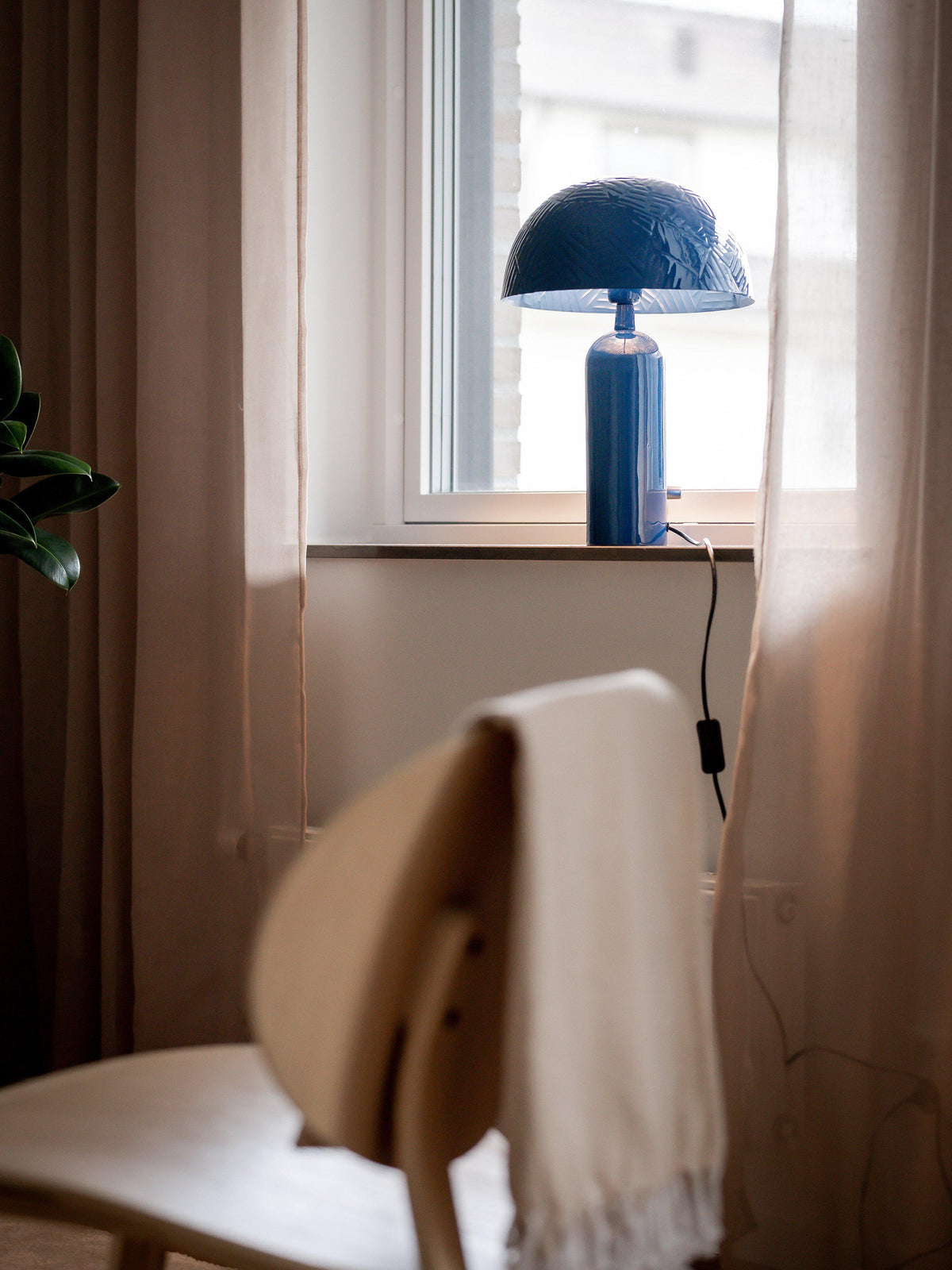Anibe Lifestyle - Carter Lampfot Blå IP20 35cm