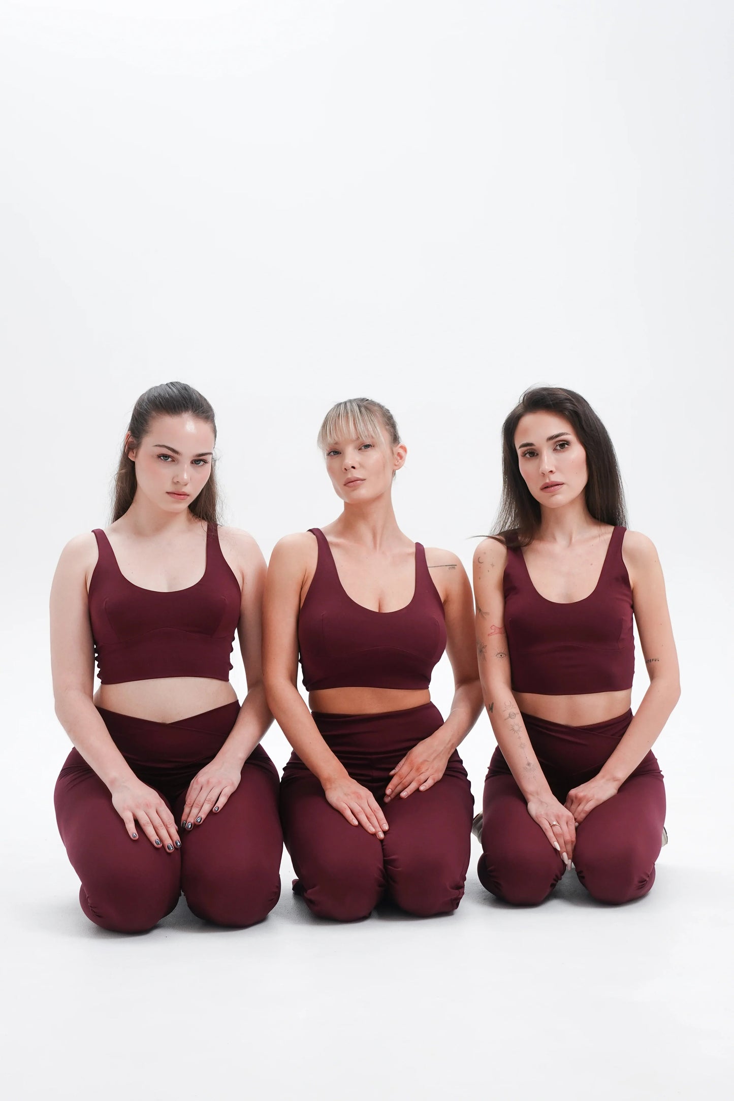 Women's Seacell Sports Bra - Burgundy-3