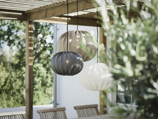Anibe Lifestyle - Hilma - Taklampa Utomhus Mörkgrå IP44 50cm