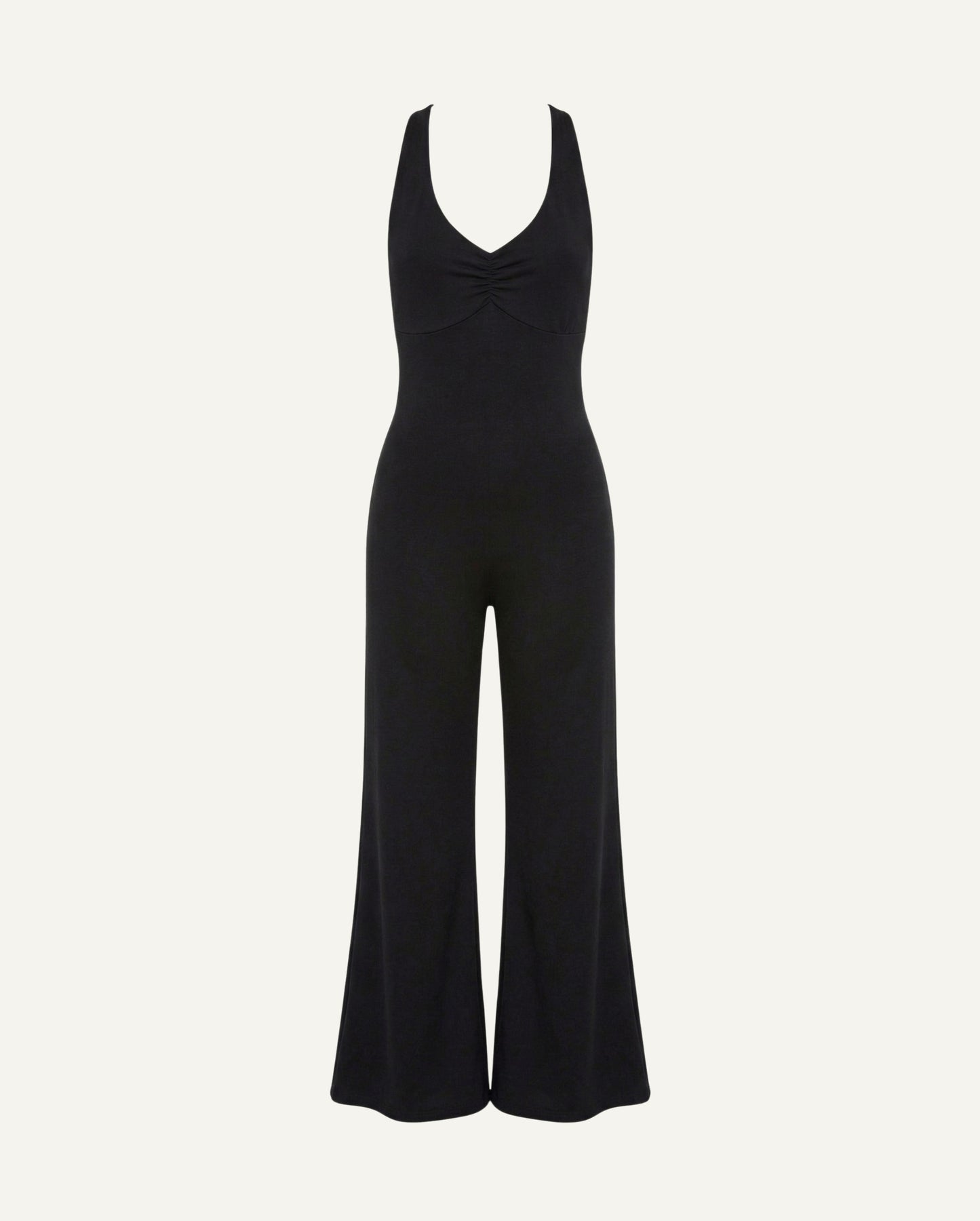Organic Cotton Jumpsuit — Women's Wide-Leg Unitard-0