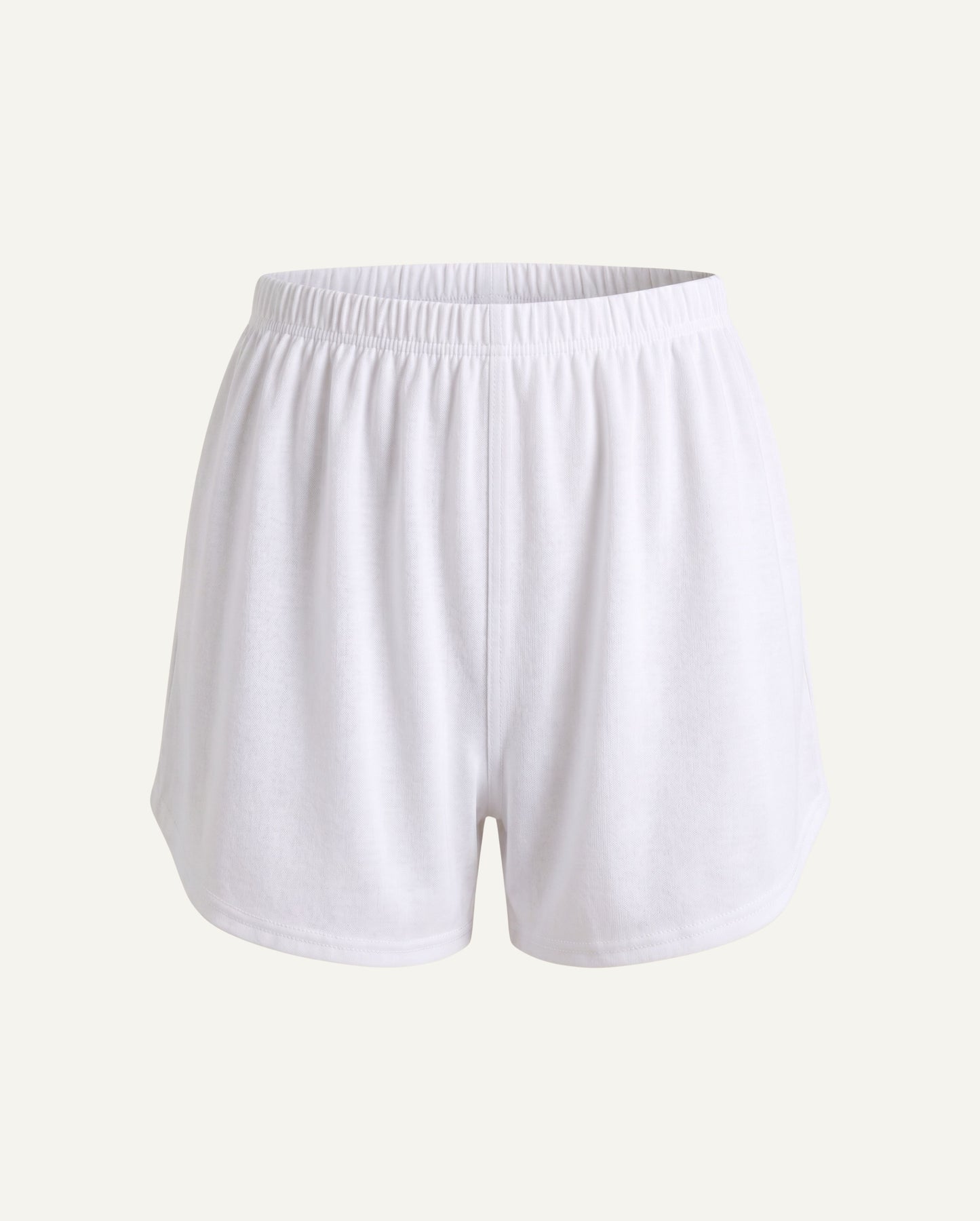 Seaweed Pyjama Shorts - White-0