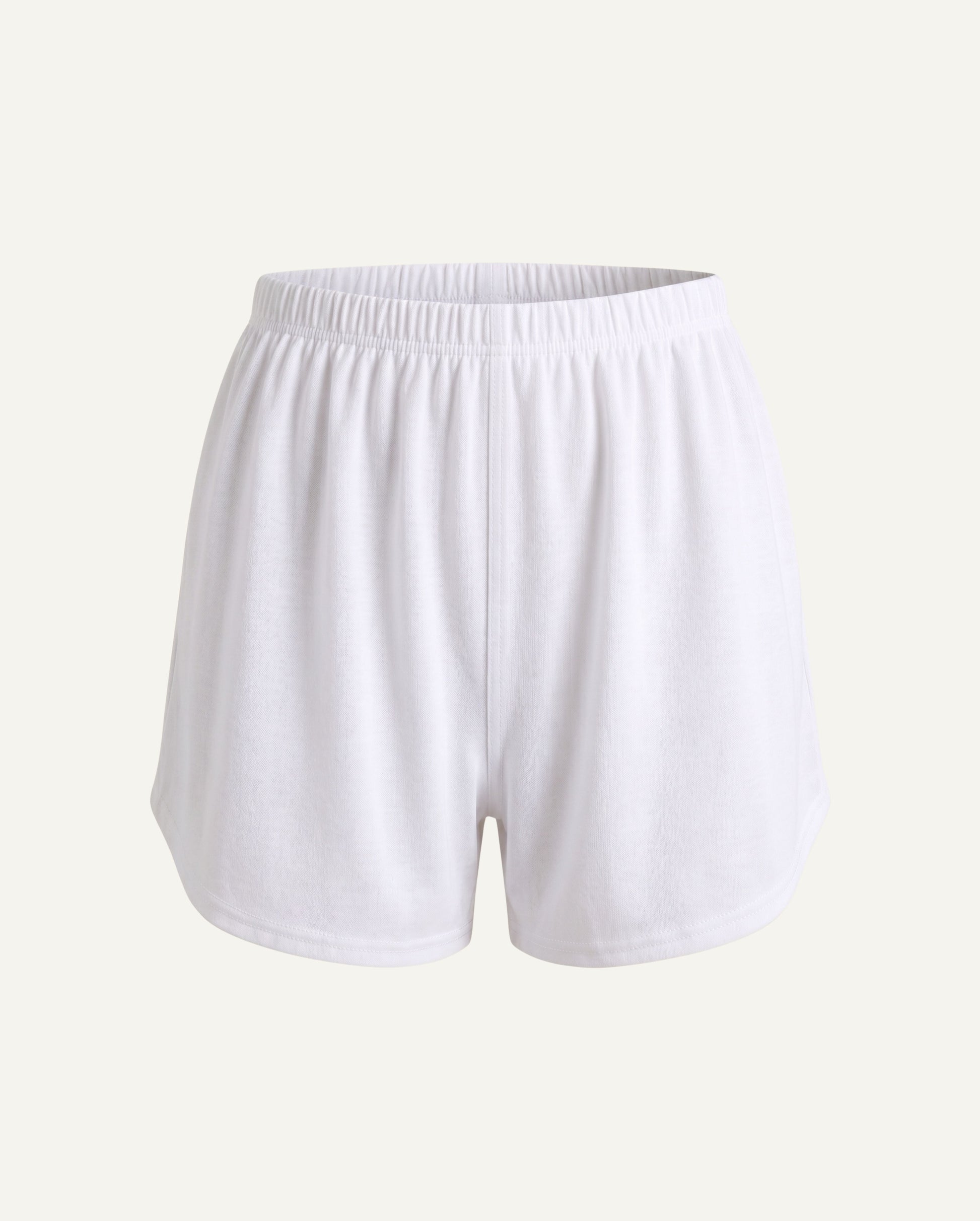 Seaweed Pyjama Shorts - White-0