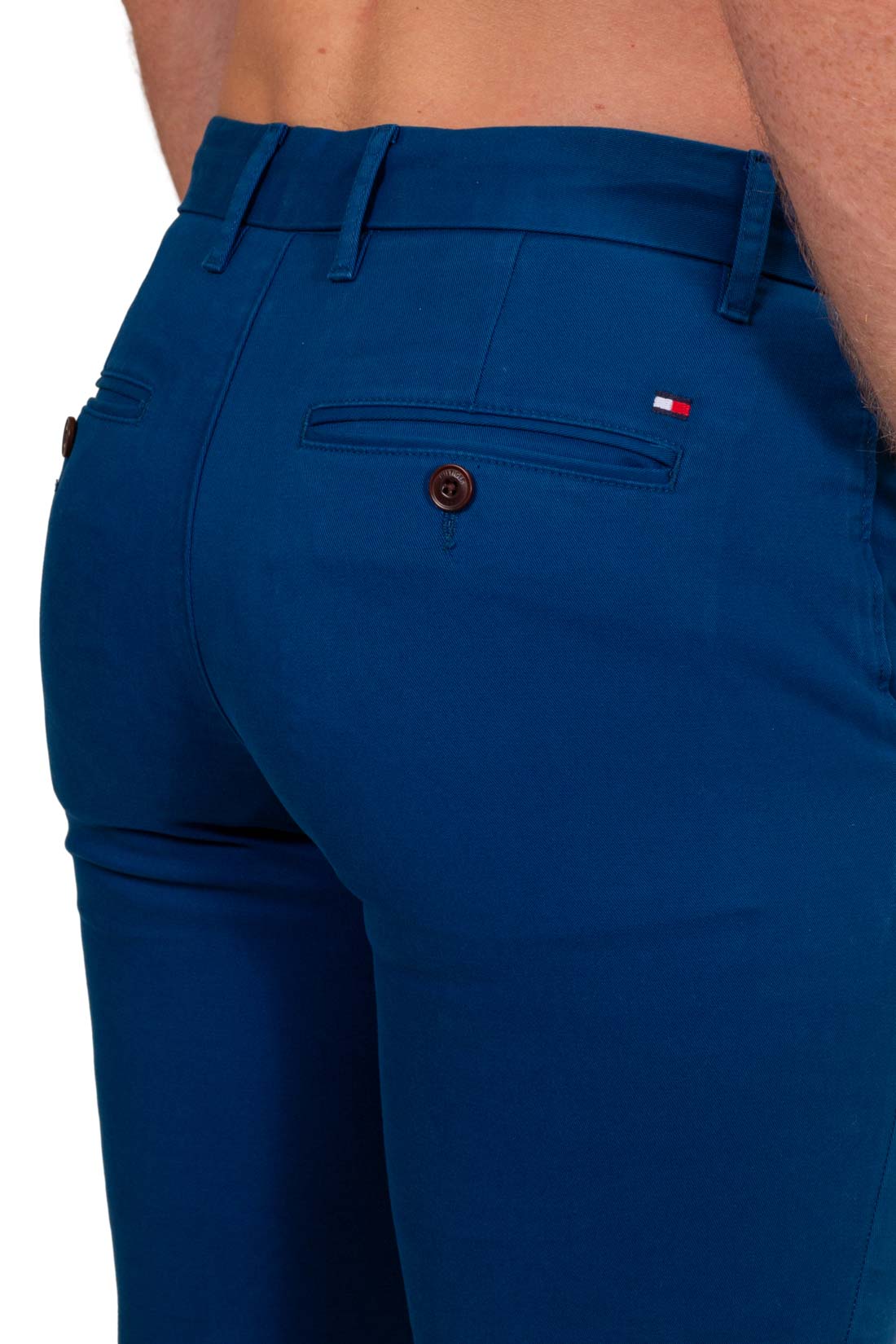 TOMMY HILFIGER - Men's regular plain chino with logo-0