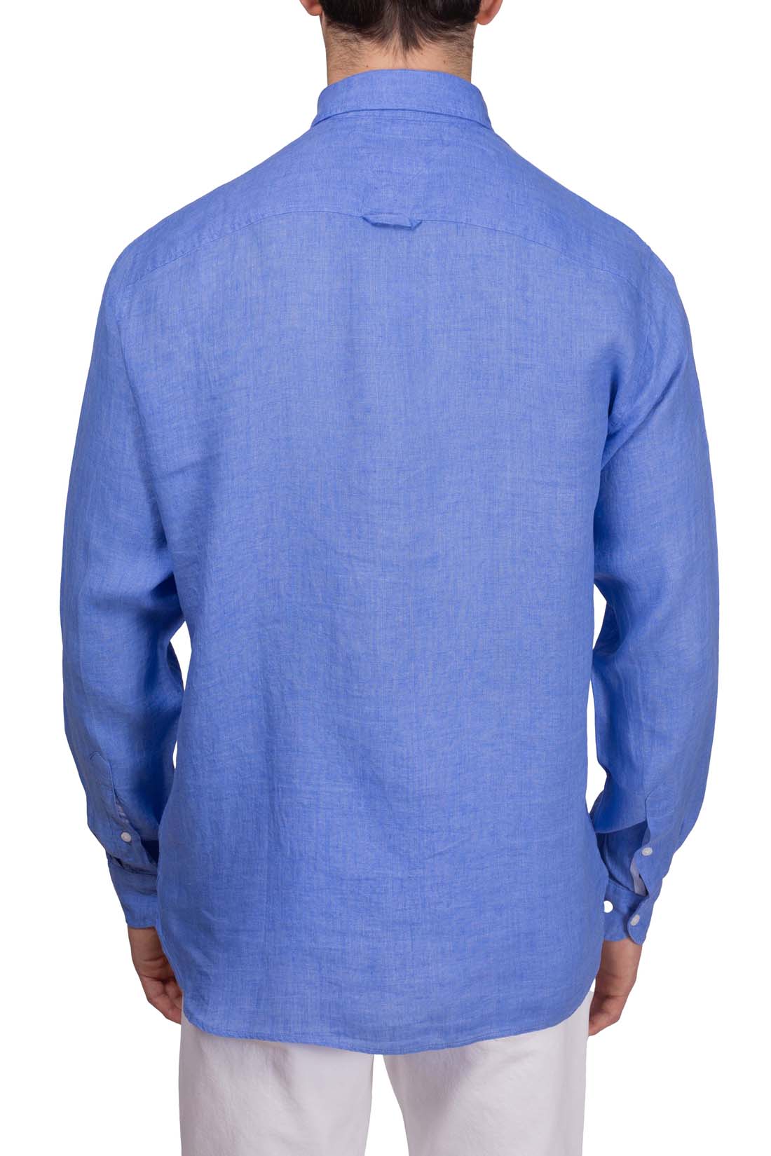 TOMMY HILFIGER - Men's regular linen shirt