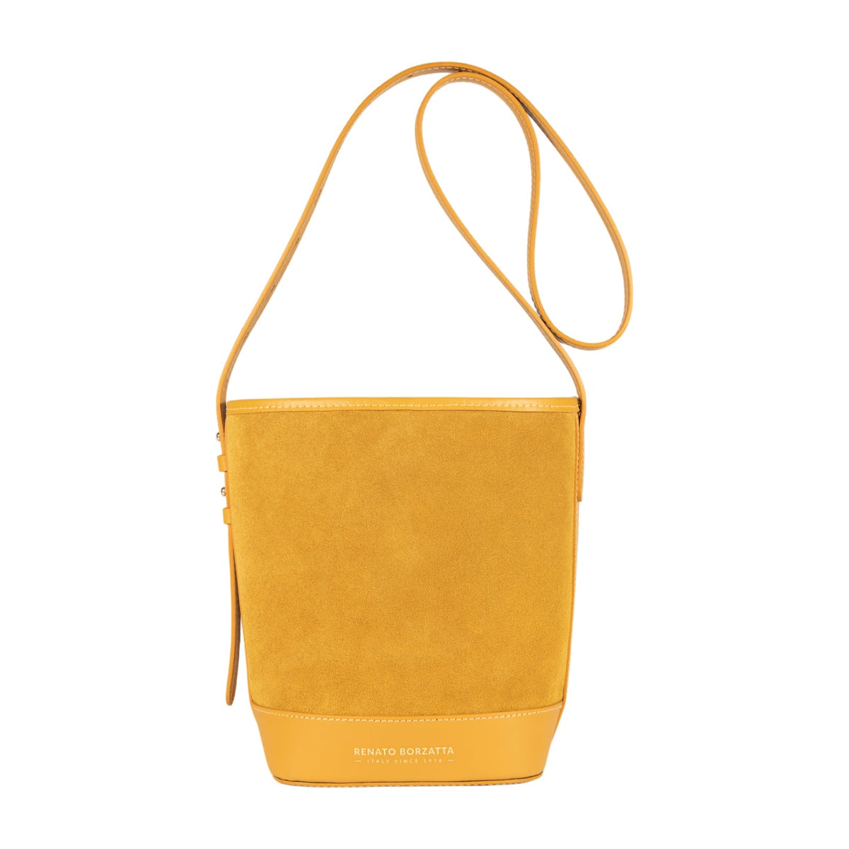 Anibe Lifestyle - BRENDA – Bucket bag för dam i äkta italienskt läder