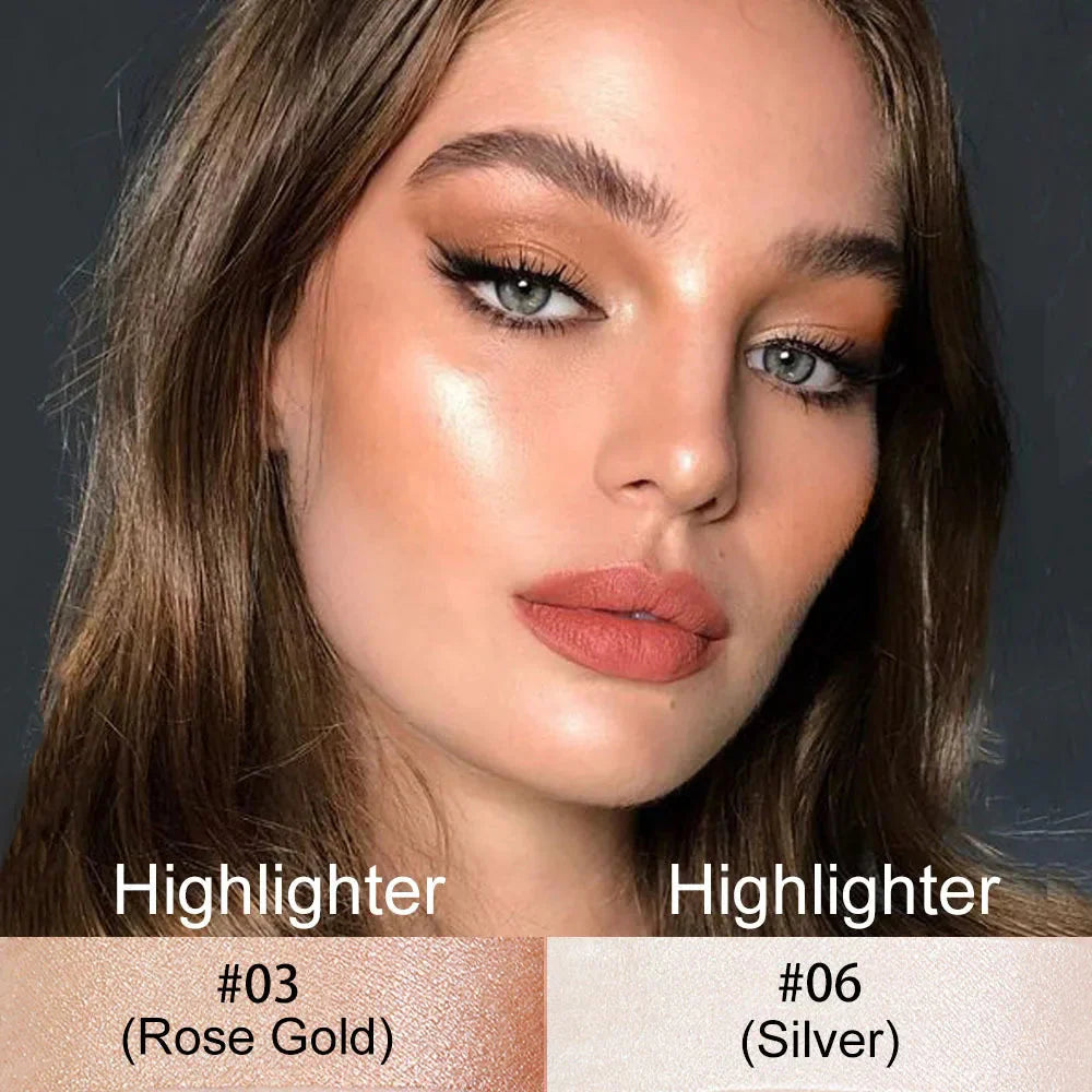 Highlighting&Bronzer Stick Face Brightening Blusher Rouge Concealer Pen Long Lasting Corrector Nose Shadow Contouring Cosmetics-2