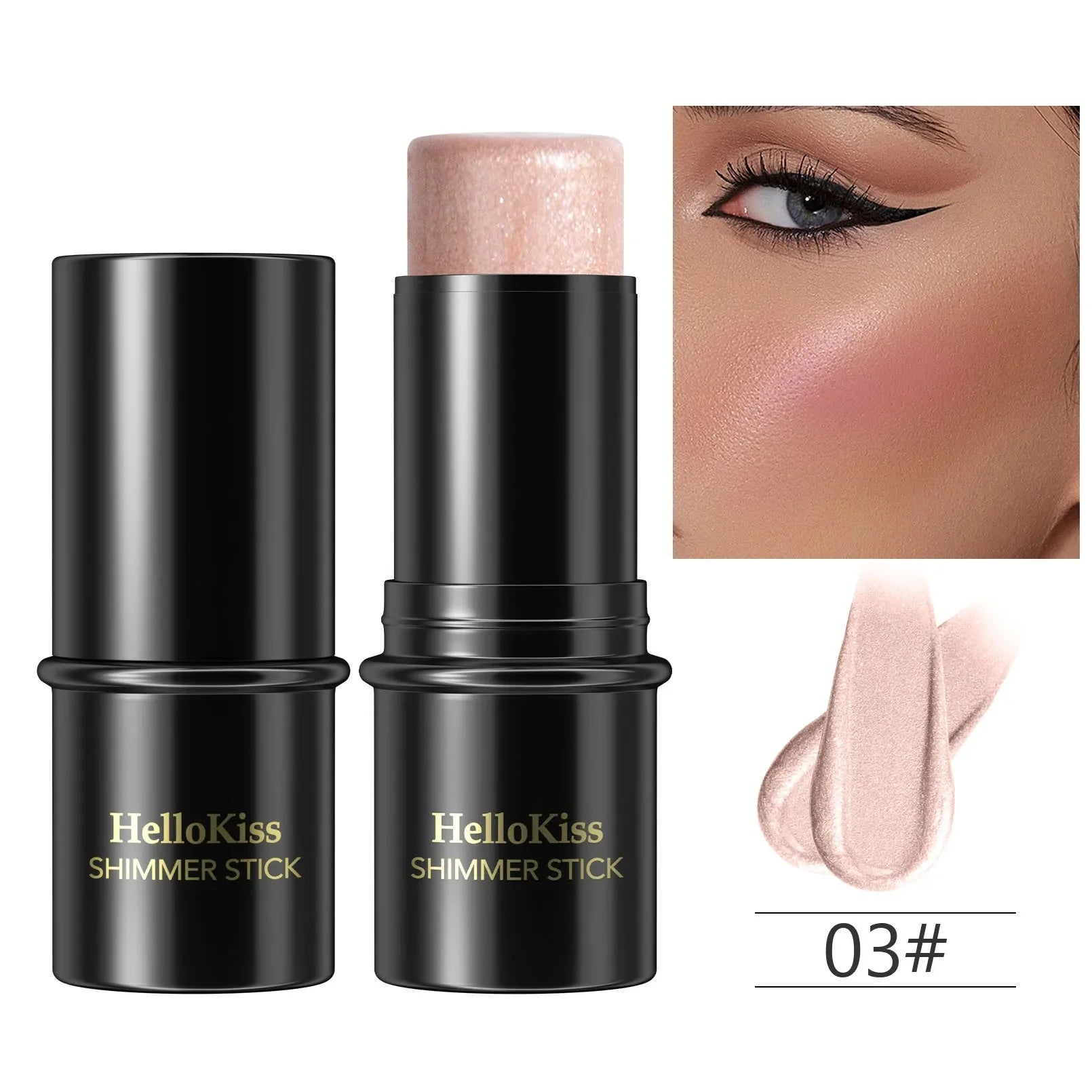 Highlighting&Bronzer Stick Face Brightening Blusher Rouge Concealer Pen Long Lasting Corrector Nose Shadow Contouring Cosmetics-8